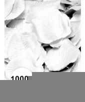 Luxe witte rozenblaadjes 1000 stuks trend