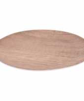 Melamine bord houtprint 23 cm trend