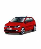 Modelauto volkswagen polo gti mark 5 rood 1 43 trend