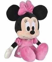 Muizen speelgoed artikelen disney minnie mouse knuffelbeest zwart 49 cm trend