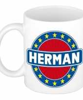 Namen koffiemok theebeker herman 300 ml trend
