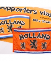Nederland fan vlag oranje 100 x 70 cm trend