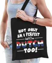 Not only perfect dutch nederland cadeau tas zwart voor dames trend