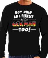 Not only perfect german duitsland sweater zwart voor heren trend