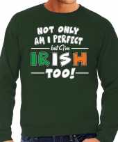 Not only perfect irish st patricks day sweater groen heren trend
