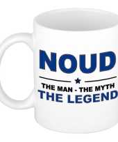 Noud the man the myth the legend collega kado mokken bekers 300 ml trend