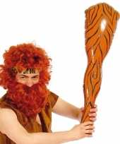 Opblaasbare holbewoner knots knuppel 78 cm trend