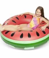 Opblaasbare watermeloen xxl zwemband 120 cm trend