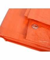 Oranje afdekzeil dekzeil 3 x 5 meter trend