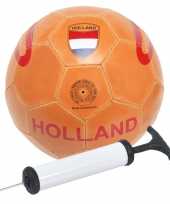 Oranje holland speelgoed voetbal met pomp trend