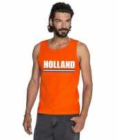 Oranje holland supporter tanktop heren trend