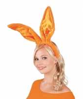 Oranje konijn haas oren voor volwassenen trend