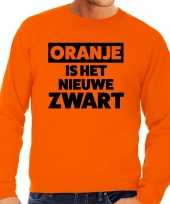 Oranje koningsdag oranje is het nieuwe zwart sweater heren trend