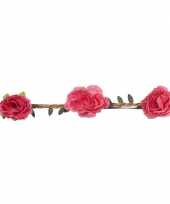 Oud roze rozen festival hippie haarband voor dames trend