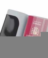 Paspoort houder zwart 13 cm trend