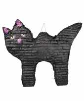 Pinata zwarte kat poes 58 cm trend
