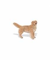 Plastic golden retriever hond 11 cm trend