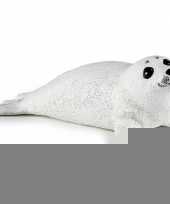 Plastic liggend zeehond pup 8 cm trend