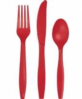 Plastic party bestek 48 delig trend