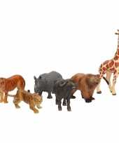 Plastic safari dieren 6 5 cm trend