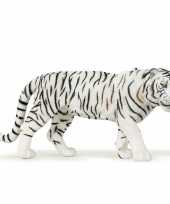 Plastic witte tijger 15 cm trend