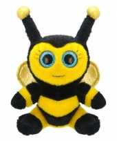 Pluche bijen knuffel 22 cm trend