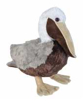 Pluche bruine pelikaan knuffel 30 cm trend