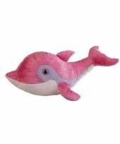 Pluche roze dolfijn knuffel van 33 cm trend