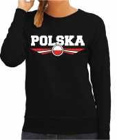 Polen polska landen sweater zwart dames trend
