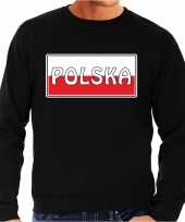 Polen polska landen sweater zwart heren trend