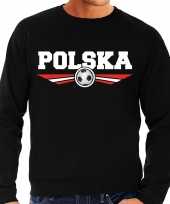 Polen polska landen voetbal sweater zwart heren trend