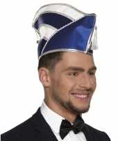 Prins carnaval muts blauw wit voor heren trend