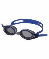 Professionele zwembril met tpr seal blauw grijs trend