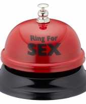 Rode tafelbel ring for sex 7 5 cm trend