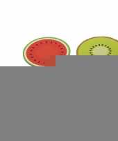 Ronde fruit placemats set van 4 trend