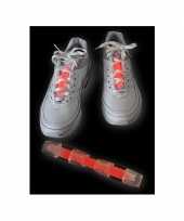 Rood glow schoen lichtstaafje trend
