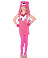Roze berenpakje voor meisjes trend