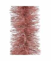 Roze kerstslinger 10 cm breed x 270 cm kerstboom versieringen trend