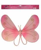 Roze vlinder vleugels voor kinderen trend
