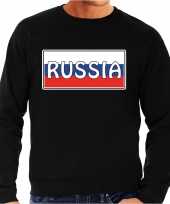 Rusland russia landen sweater zwart heren trend