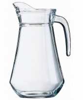 Schenkkan van glas 1 6 liter van 24 cm trend