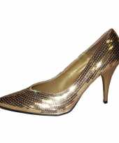 Schoenen gouden pailletten trend