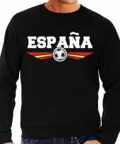Spanje espana landen voetbal sweater zwart heren trend