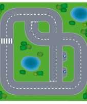 Speelgoed autowegen stratenplan wegplaten dorpje set karton trend
