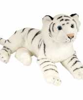 Speelgoed knuffel tijger wit 30 cm trend