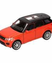 Speelgoed oranje range rover sport auto 1 36 trend