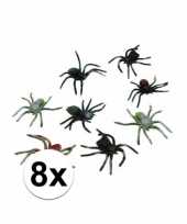 Speelgoed spinnetjes 8 stuks 10 cm trend