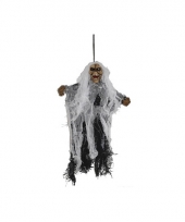 Spookje hangend aan touw 25 cm trend