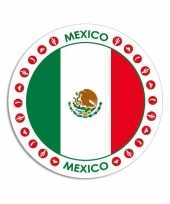 Sticker met mexicaanse vlag trend