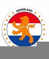 Sticker met nederlandse vlag trend